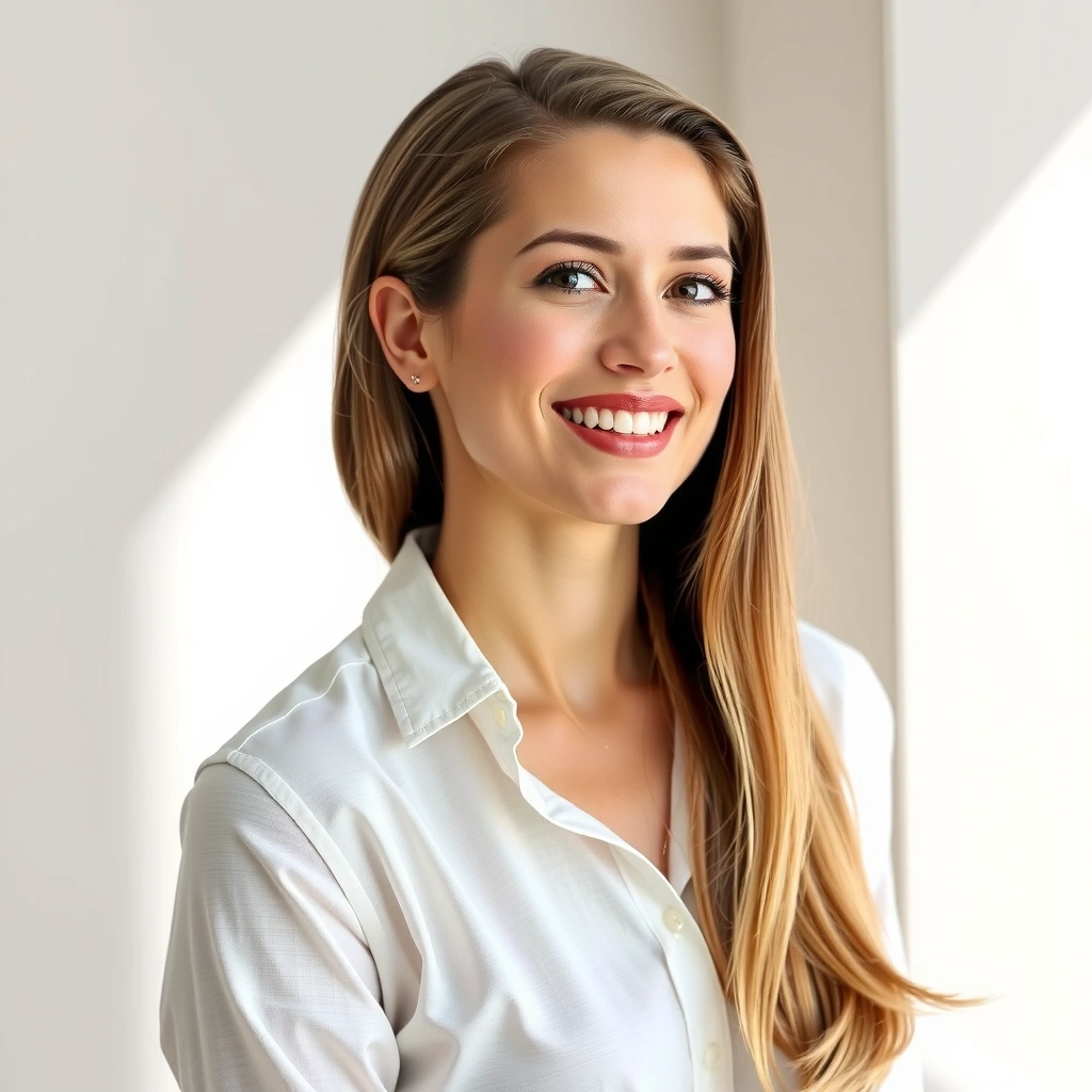 Sarah Mitchell customer testimonial portrait